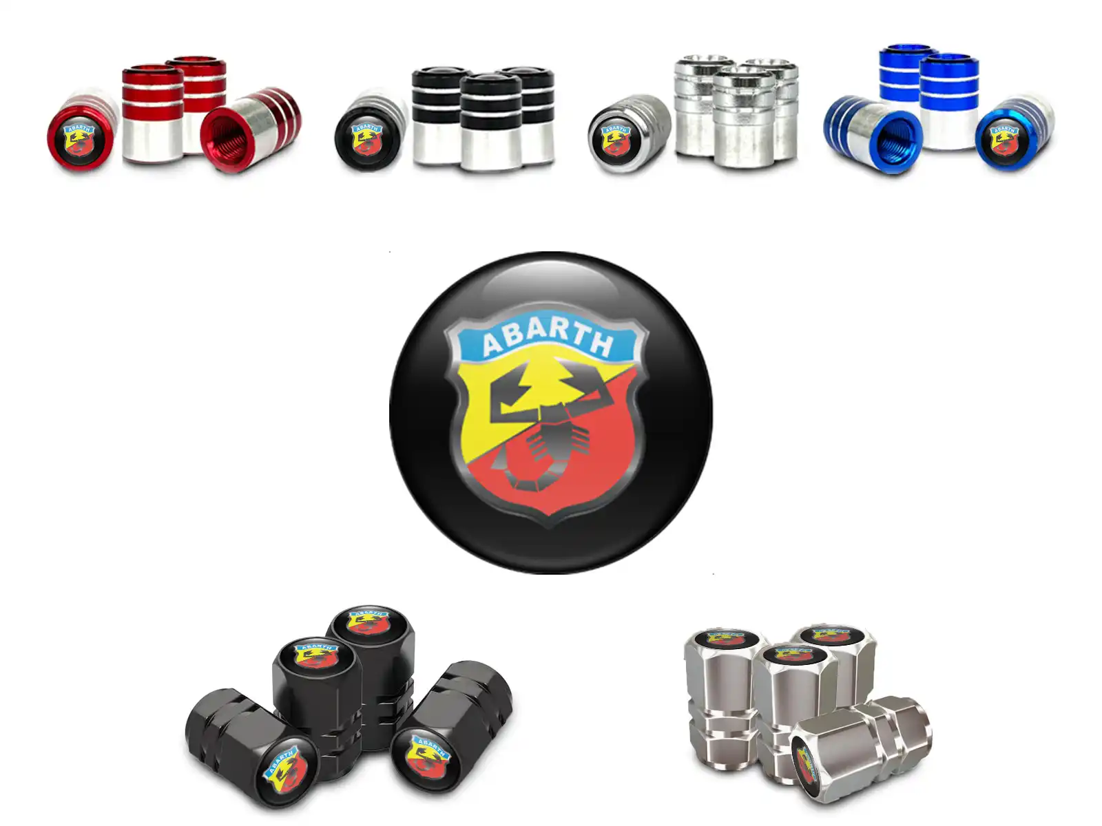 Fiat Abarth Tapones Rueda SUV Edición Limitada